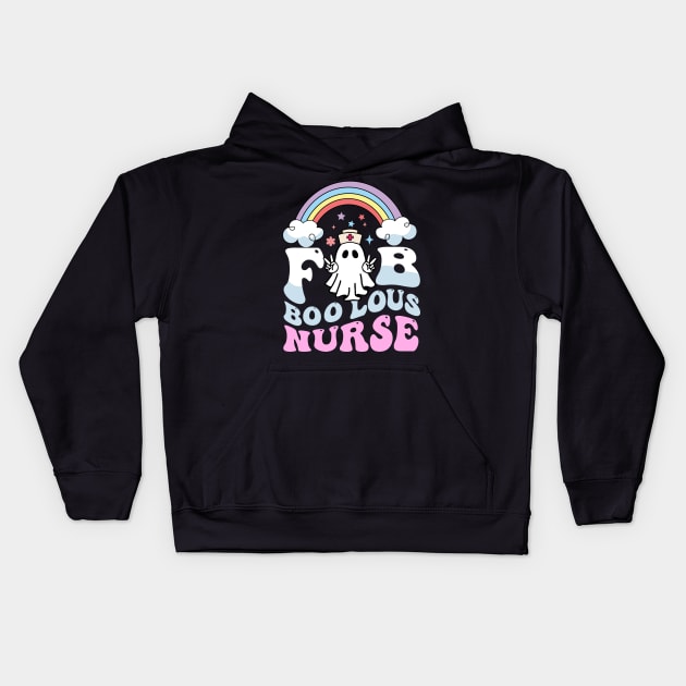 Fab Boo Lous Nurse Kids Hoodie by TheDesignDepot